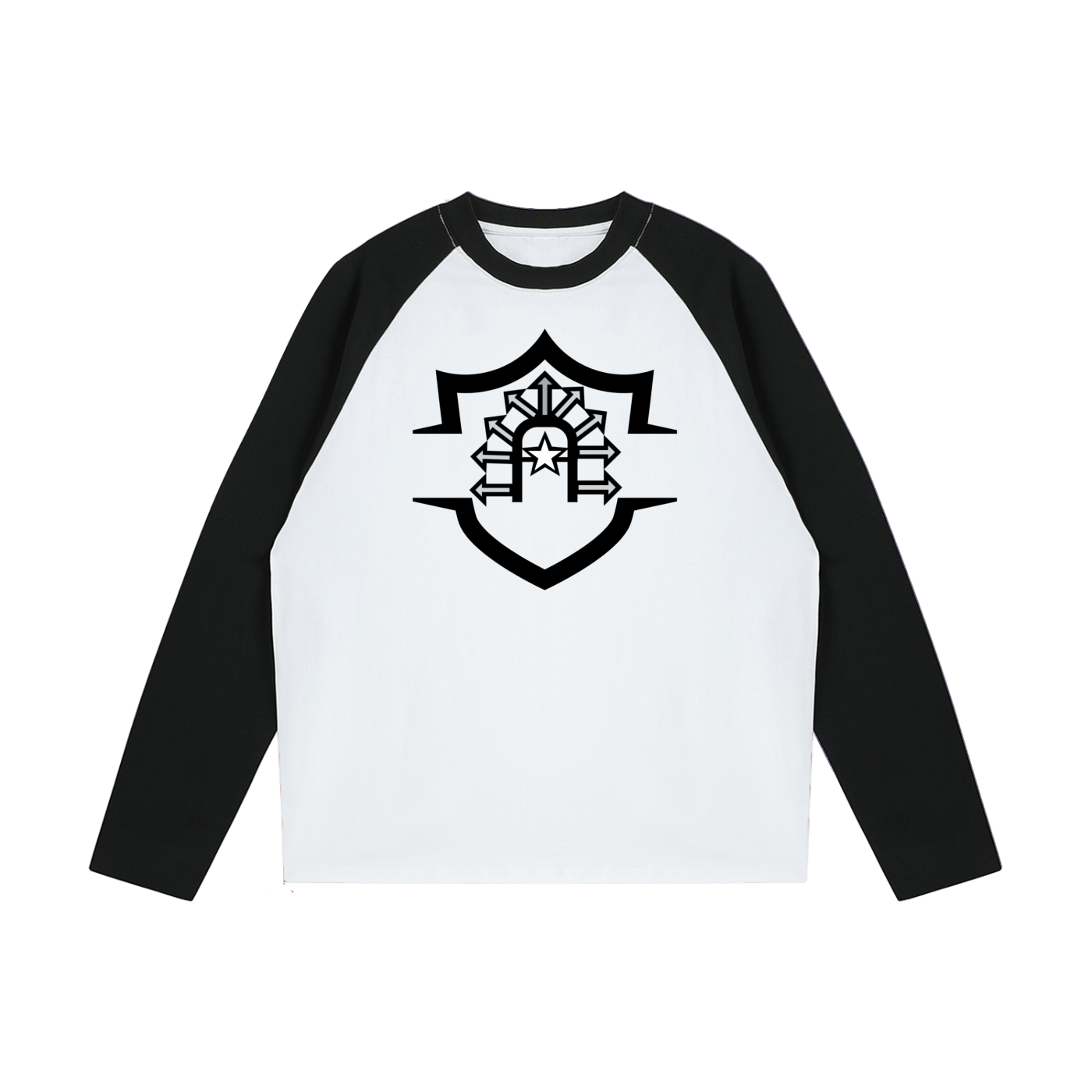 Color-Blocked Raglan Long-Sleeve T-Shirt