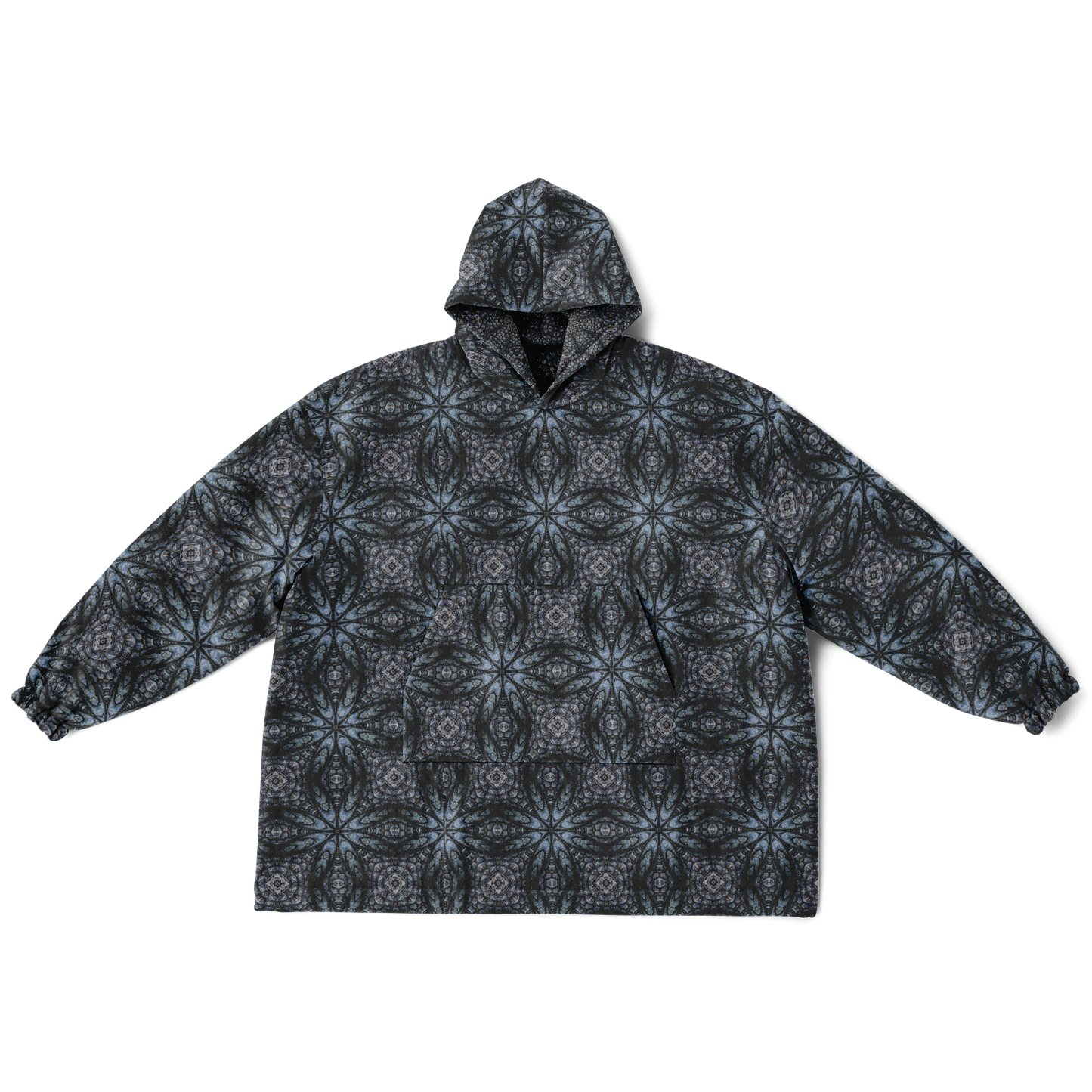 Crocodile skin pattern - Reversible Snug Hoodie - AOP