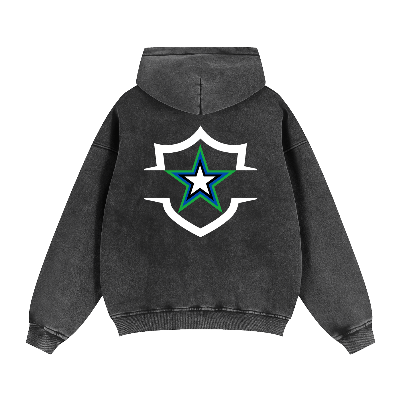 Zip-Through Boxy Fleece Hoodie