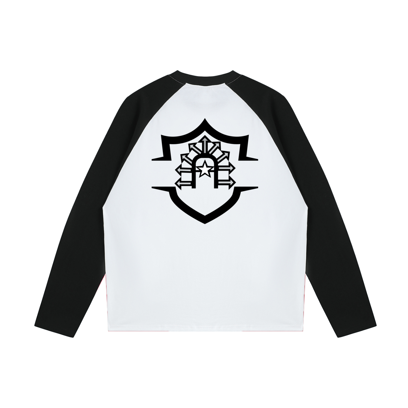 Color-Blocked Raglan Long-Sleeve T-Shirt