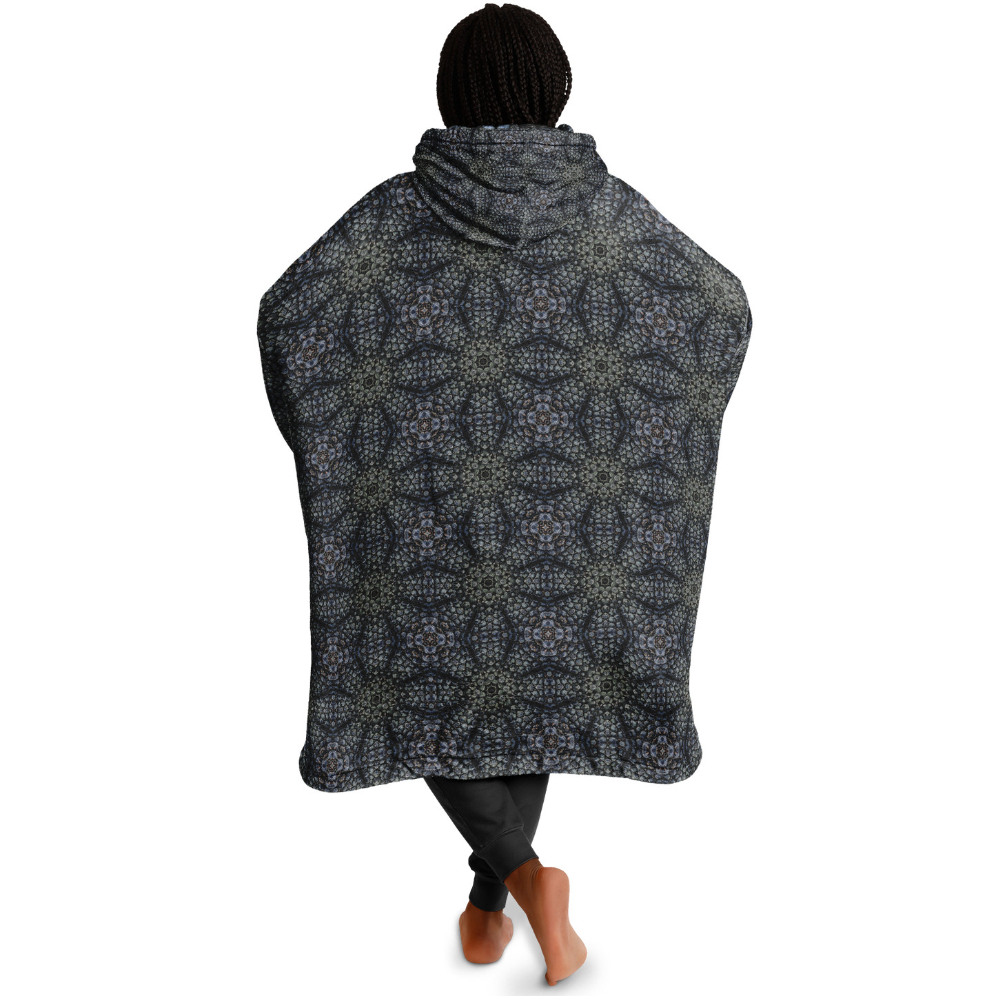 Crocodile skin pattern - Reversible Snug Hoodie - AOP