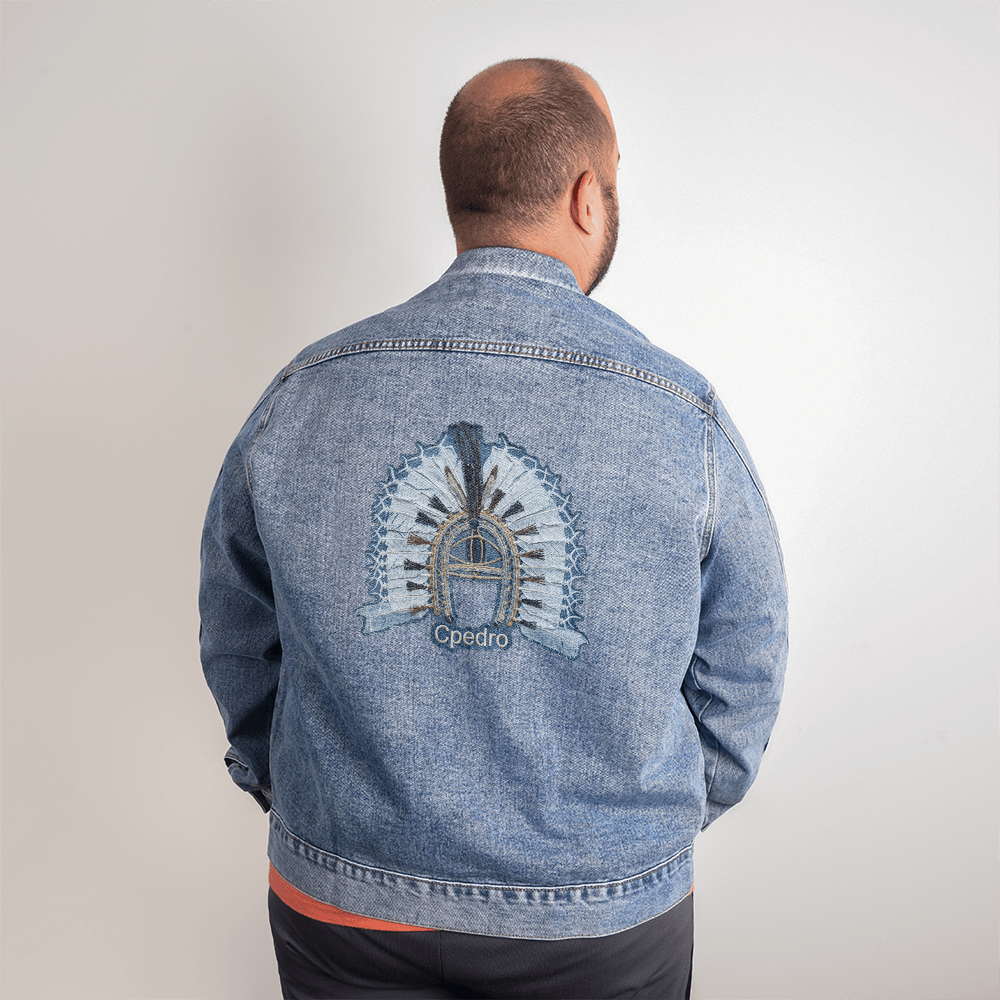 Torres Strait Dhoeri Denim Jacket.