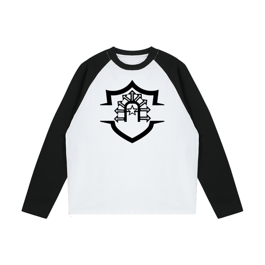 Color-Blocked Raglan Long-Sleeve T-Shirt