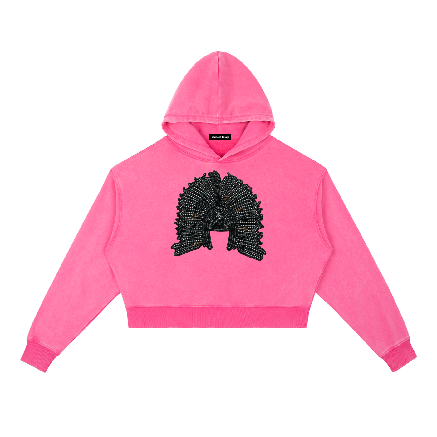 Women Blak Pearl Vintage Washed Heavyweight Hoodie