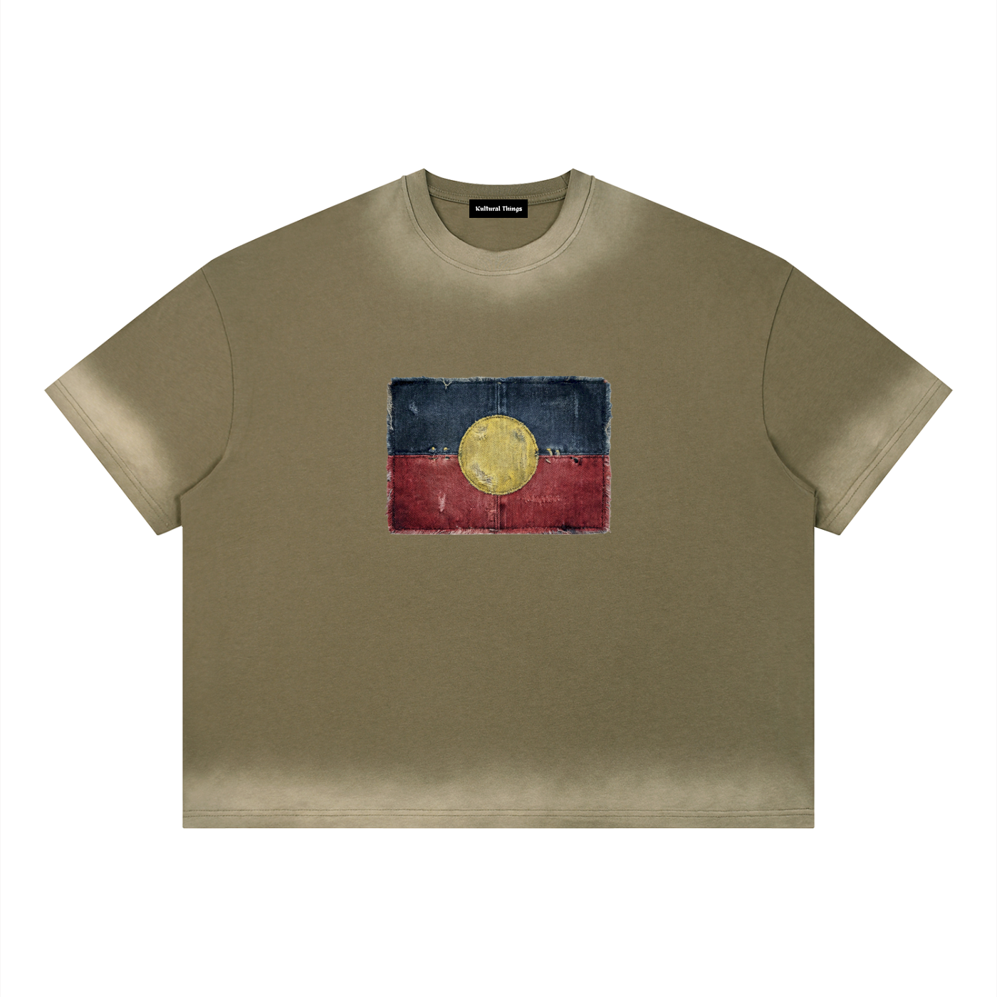 Unisex Boxy Sunfade Vintage Wash T-Shirt