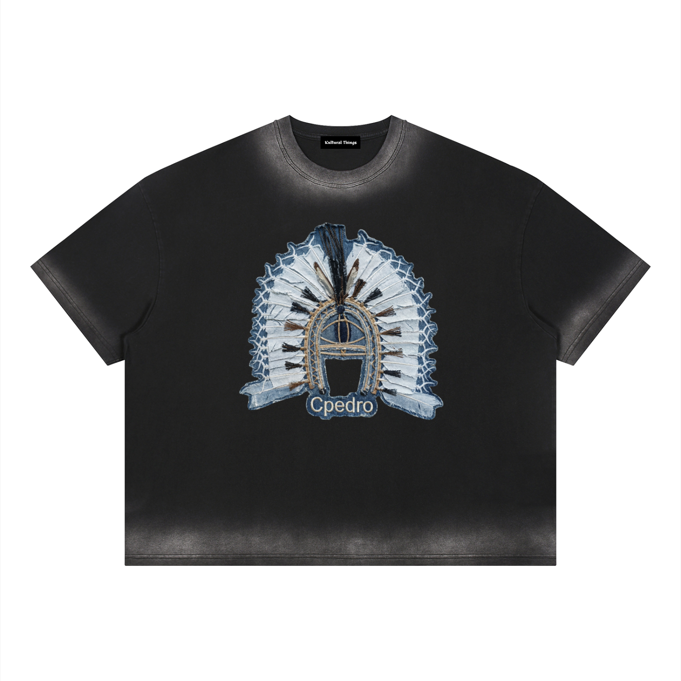 Unisex Boxy Sunfade Vintage Wash T-Shirt