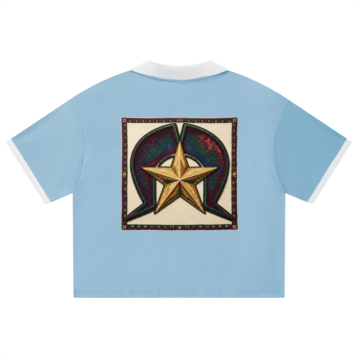 Unisex Collared Piping Boxy Soccer Jersey