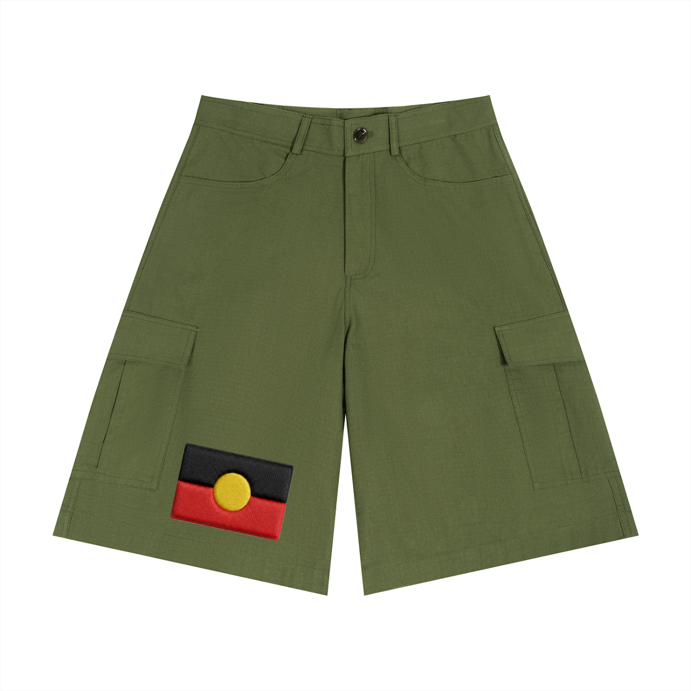 Aboriginal And Torres Strait Unisex Woven Cargo Shorts