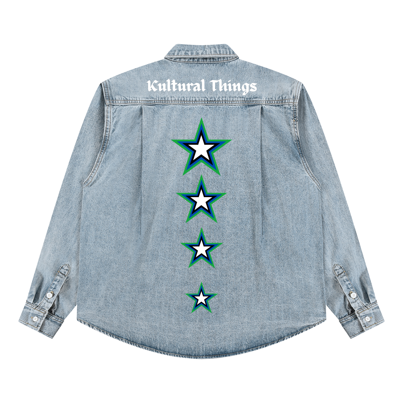 Unisex Vintage Wash Denim Shirt