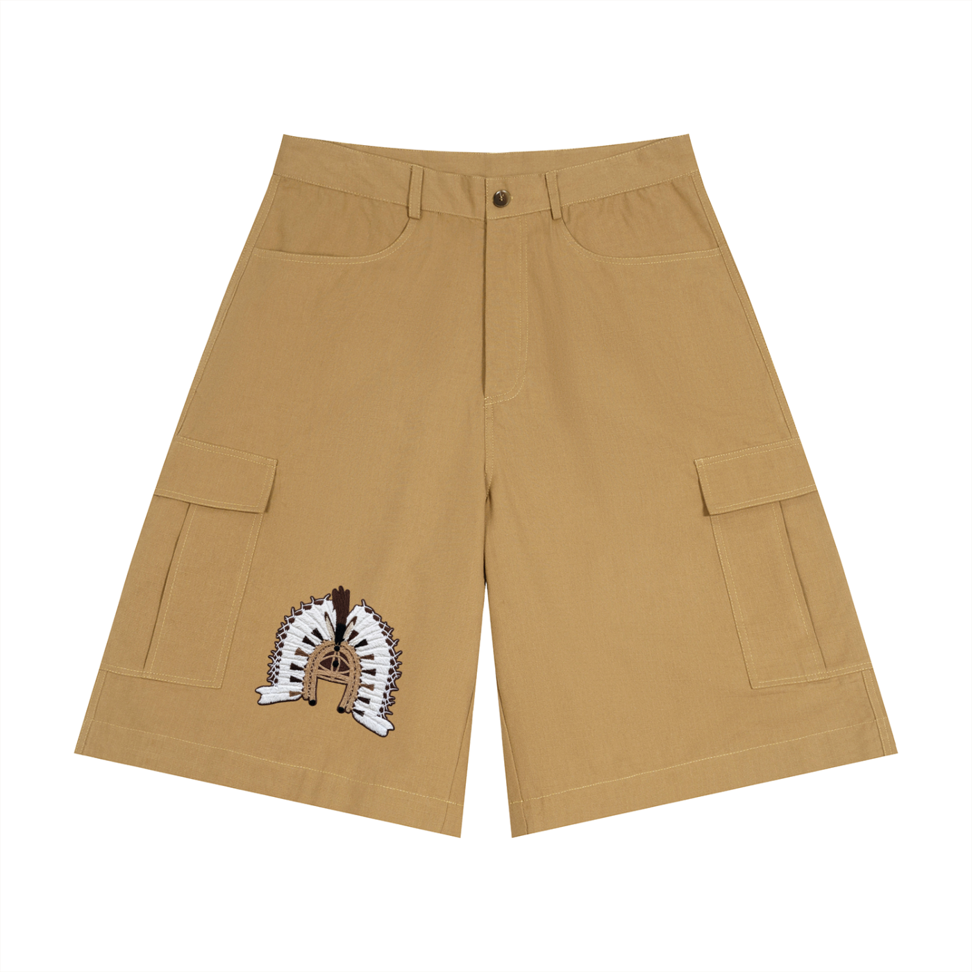 Unisex Woven Cargo Shorts