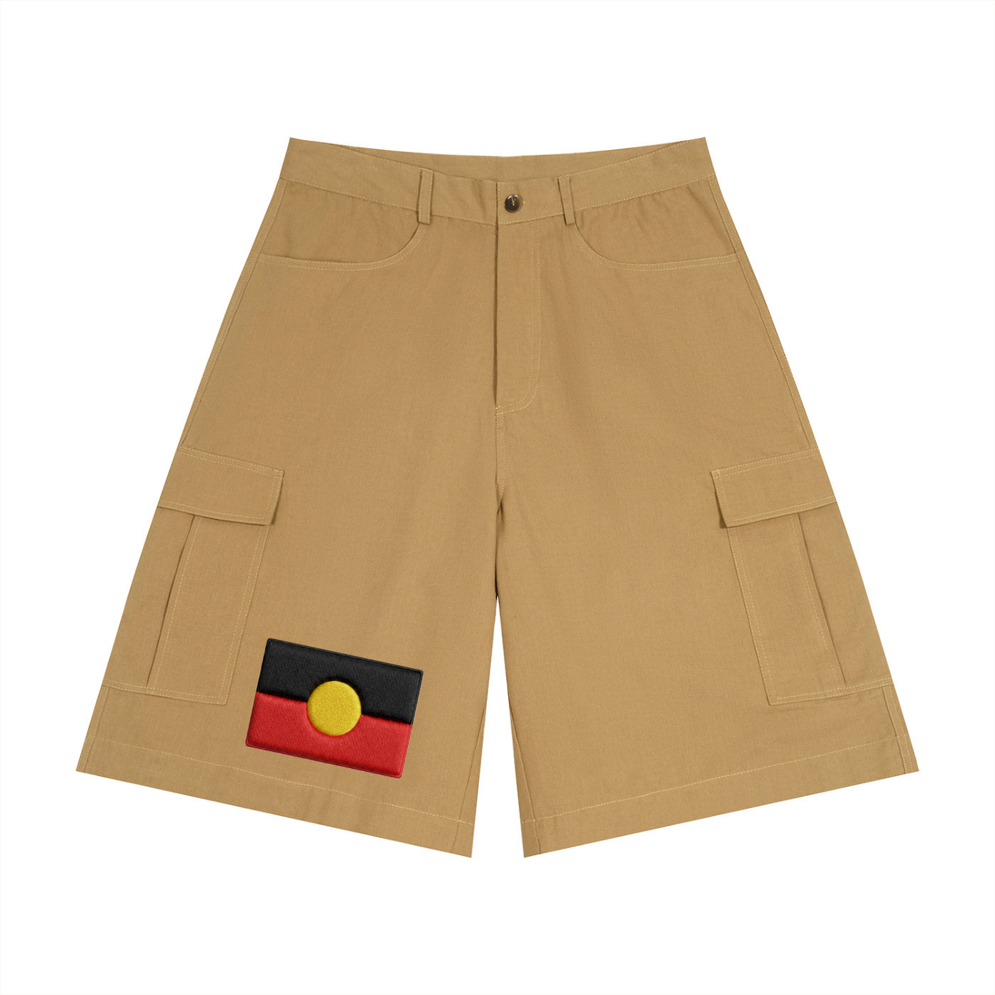 Aboriginal And Torres Strait Unisex Woven Cargo Shorts