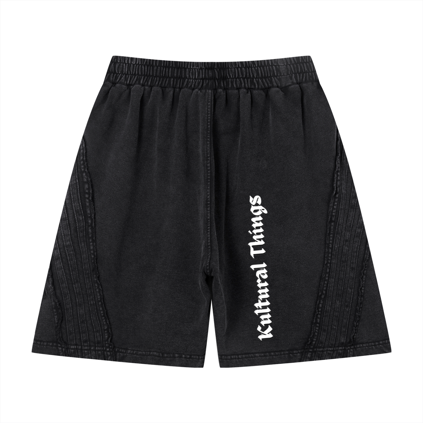 Torres Strait Unisex Vintage Wash Raw Edge Shorts