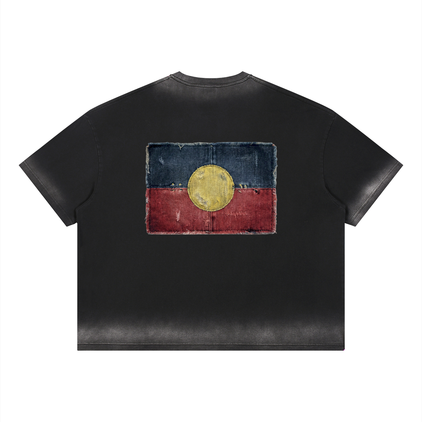 Unisex Boxy Sunfade Vintage Wash T-Shirt