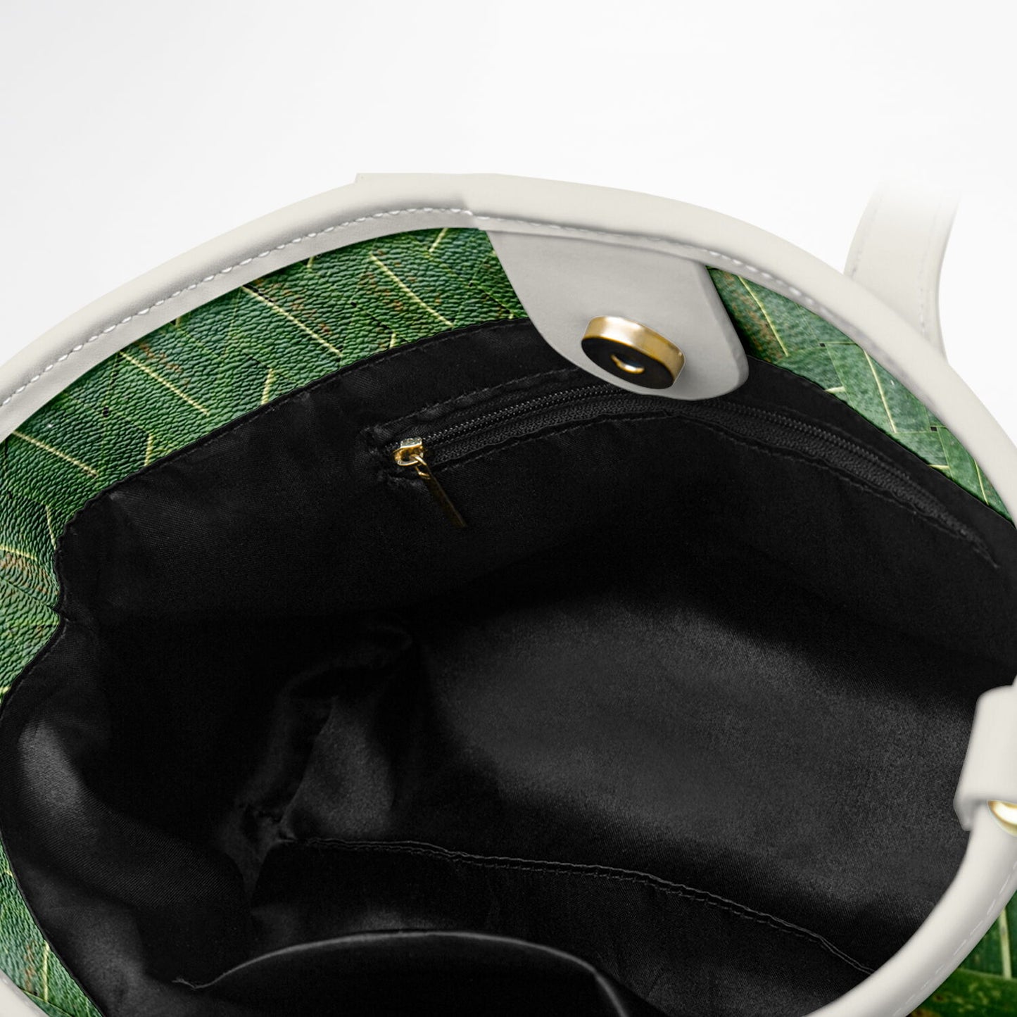 Coconut Leaf, Dhoeri Leather Tote Bag