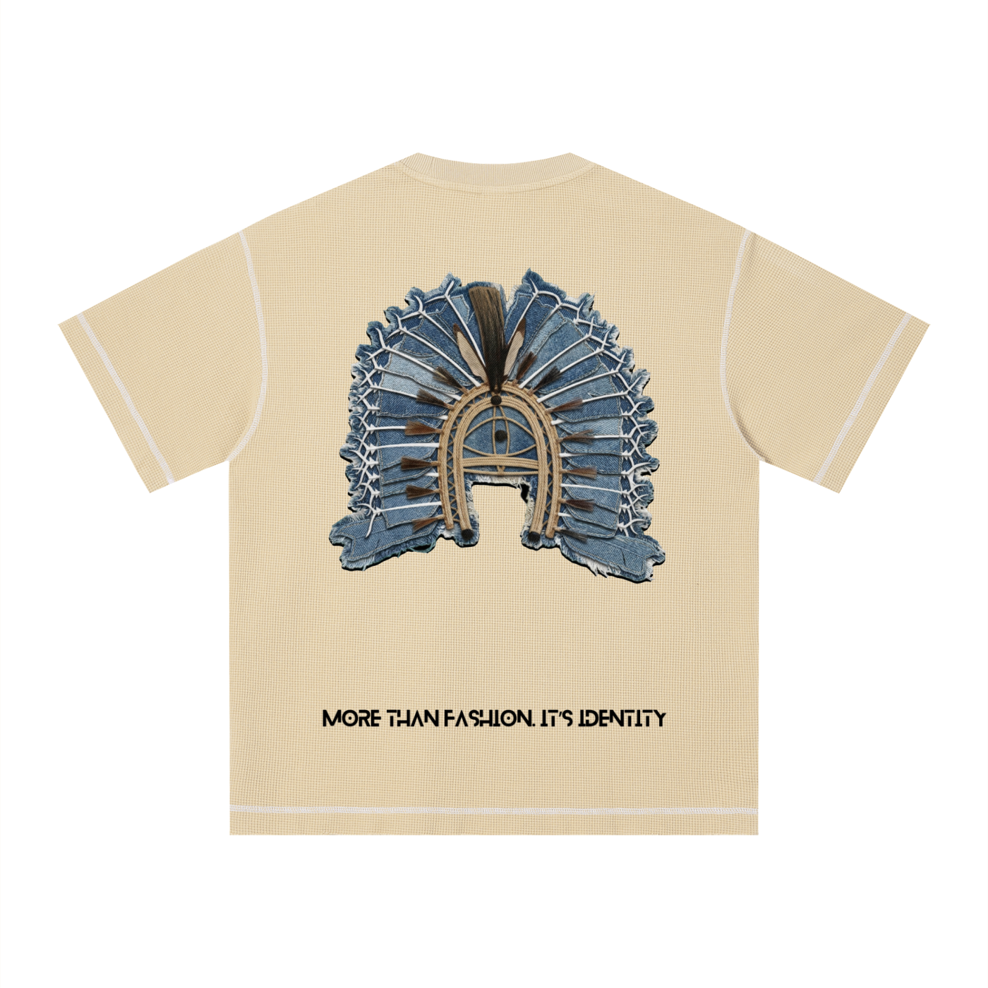 Unisex Sunfade Waffle Boxy T-Shirt