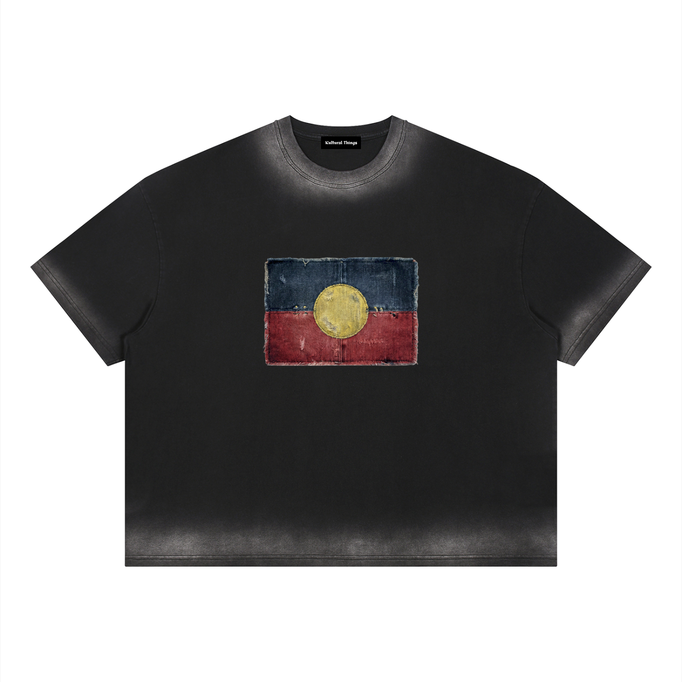 Unisex Boxy Sunfade Vintage Wash T-Shirt