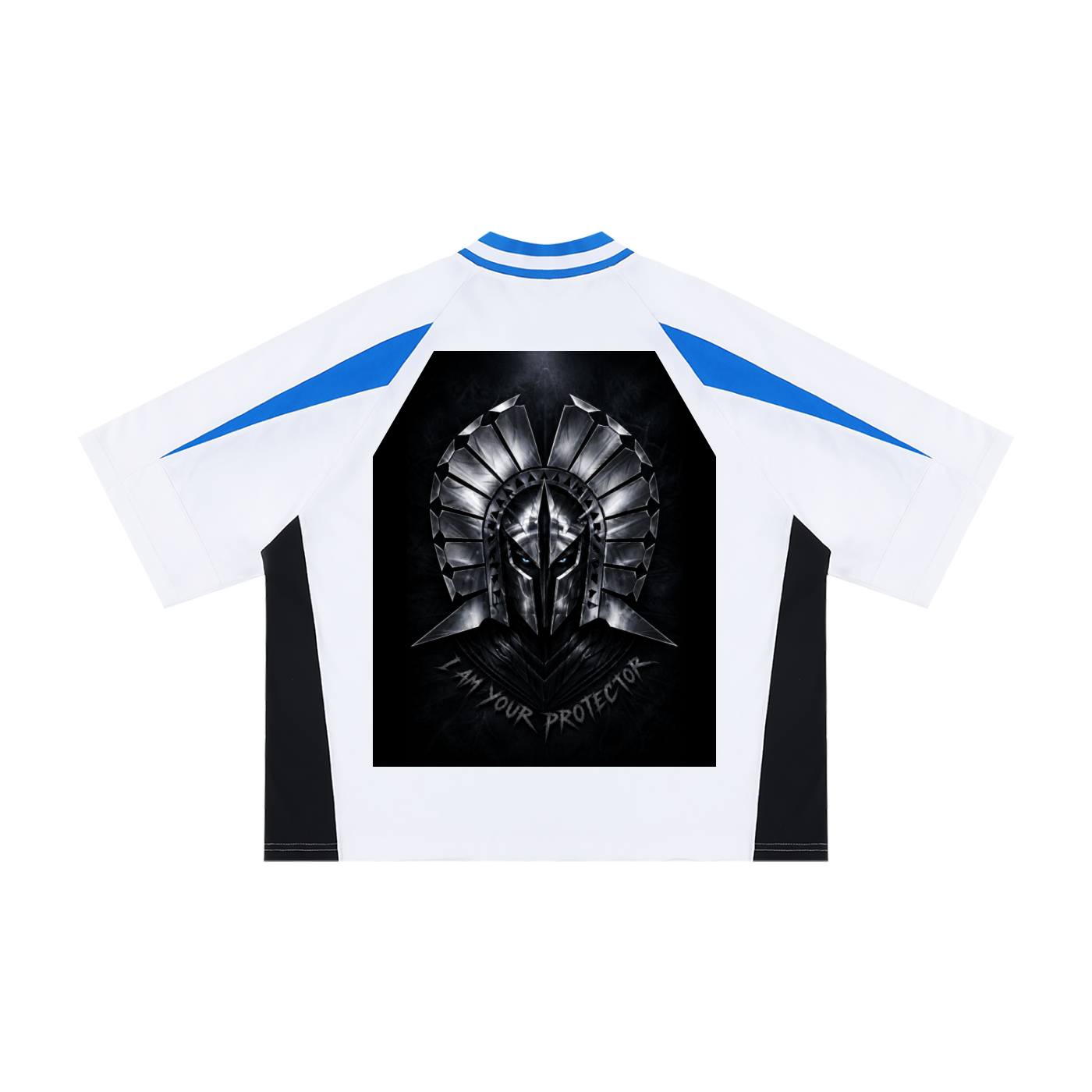 Unisex Oversized Color Block V-Neck T-Shirt