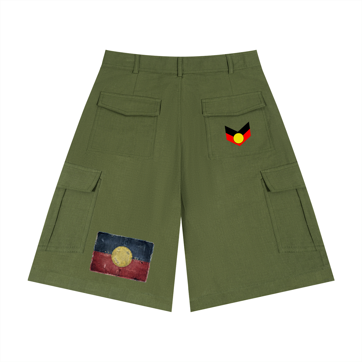 Torres Strait And Aboriginal Unisex Woven Cargo Shorts
