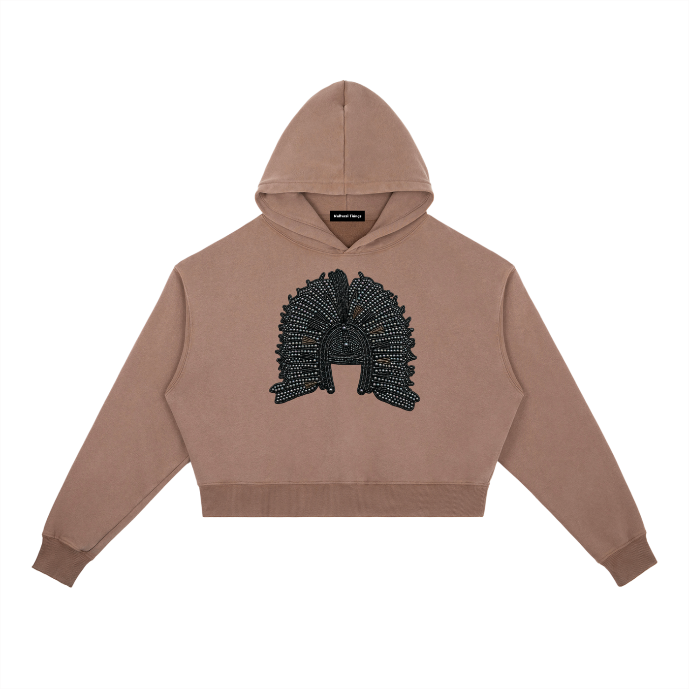 Women Blak Pearl Vintage Washed Heavyweight Hoodie