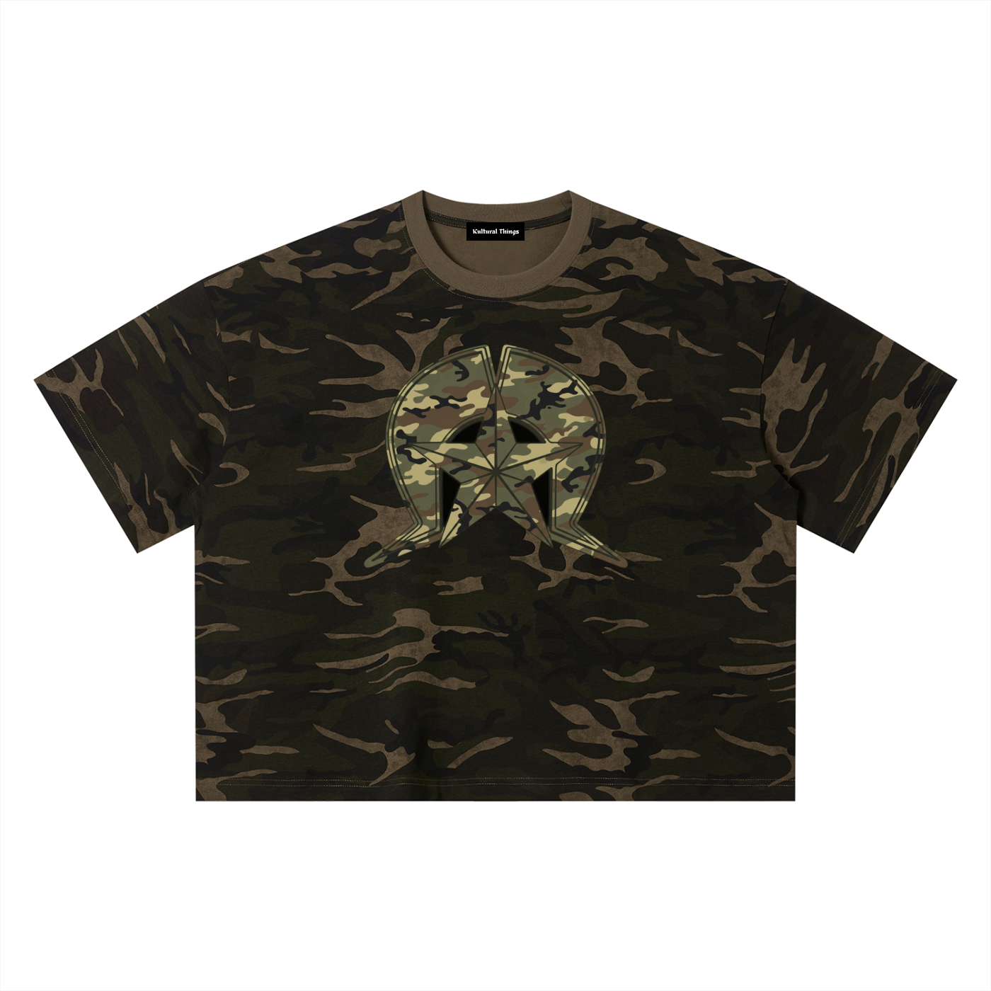 Unisex Camo Boxy T-Shirt