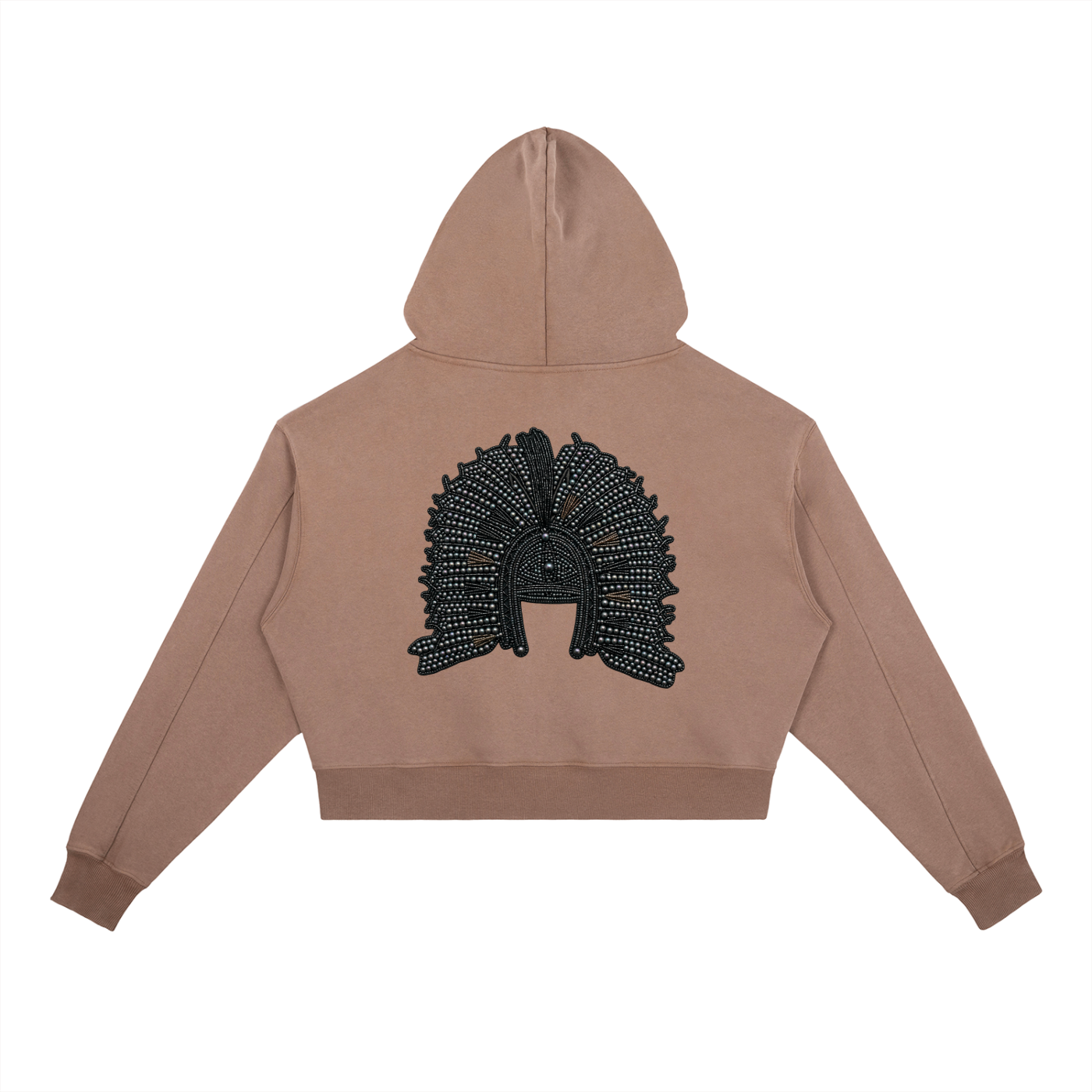Women Blak Pearl Vintage Washed Heavyweight Hoodie