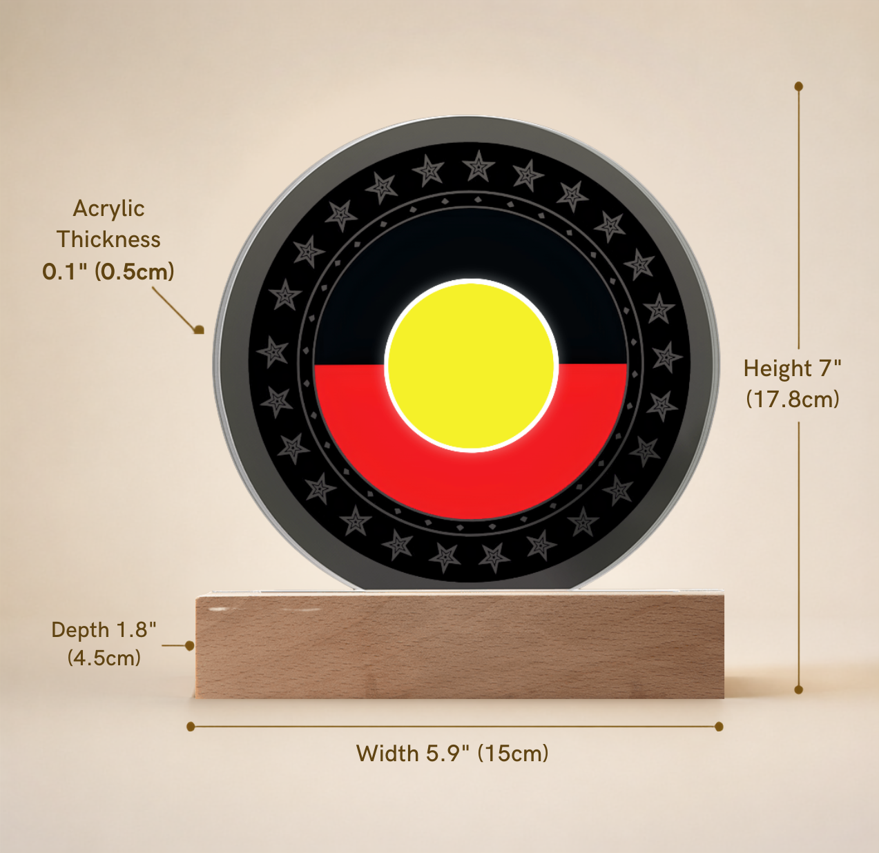 Torres Strait Islander night light