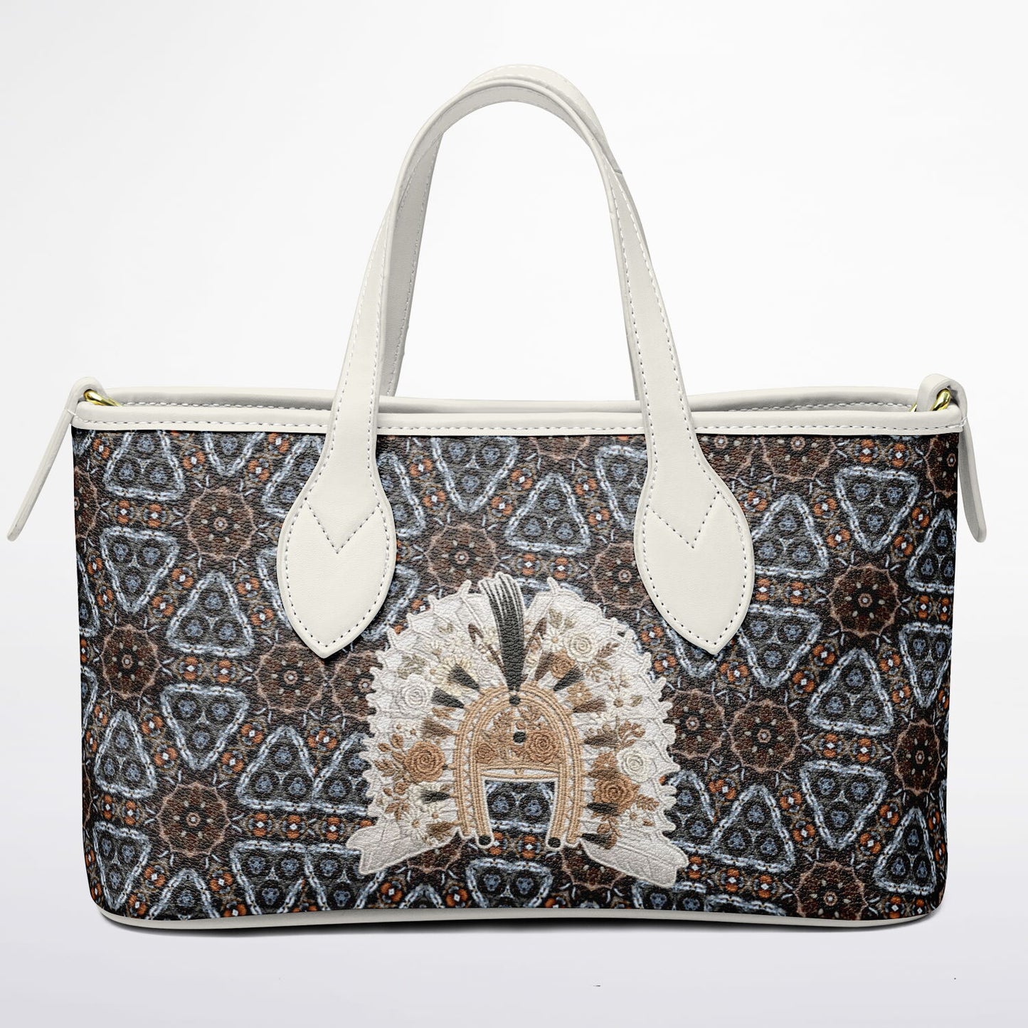 Leather Tote Bag - AOP