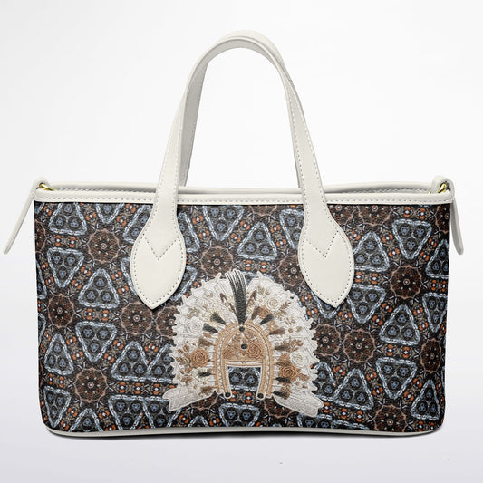 Leather Tote Bag - AOP