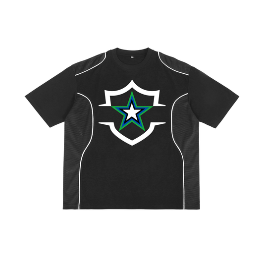 Contrast Piped Panel T-Shirt