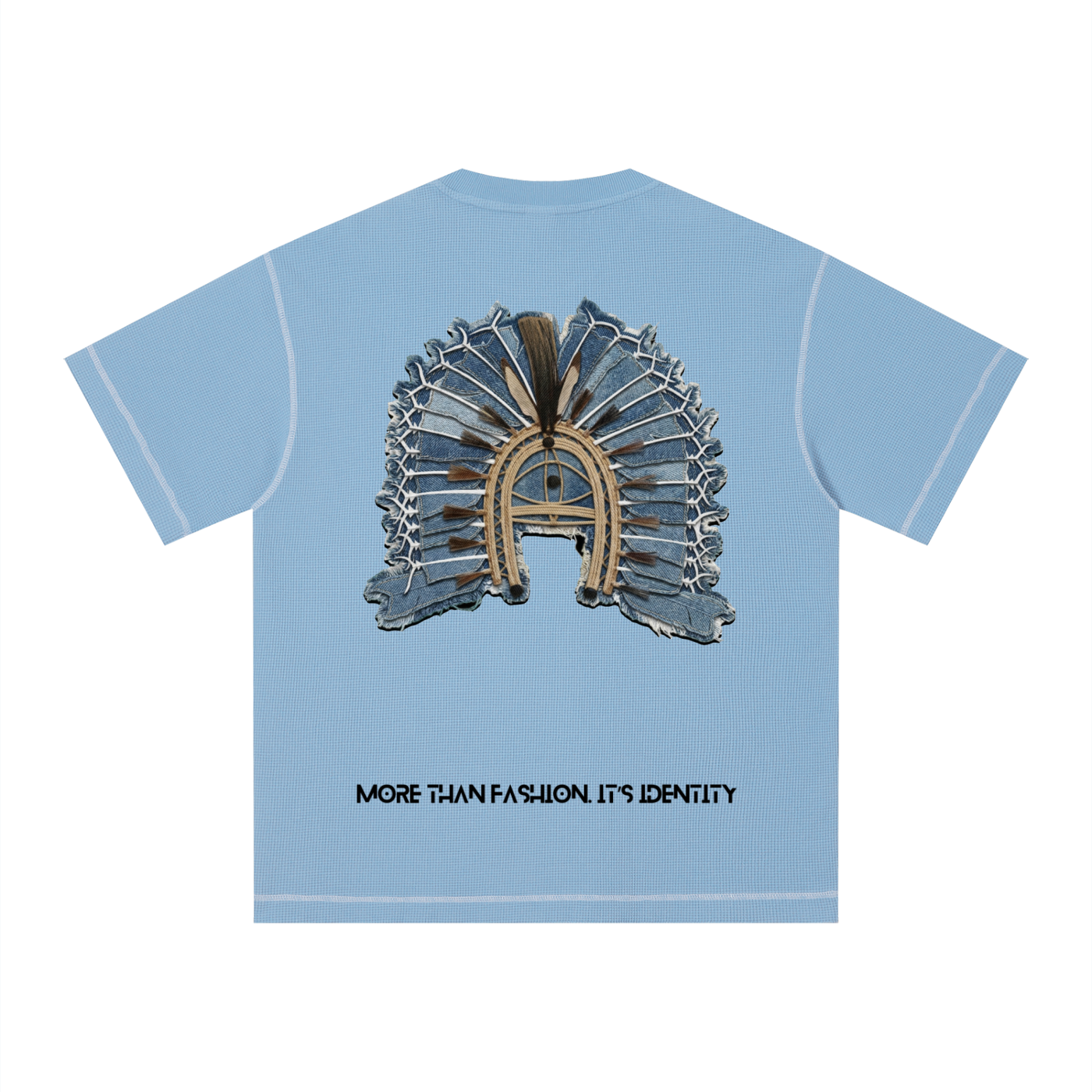 Unisex Sunfade Waffle Boxy T-Shirt