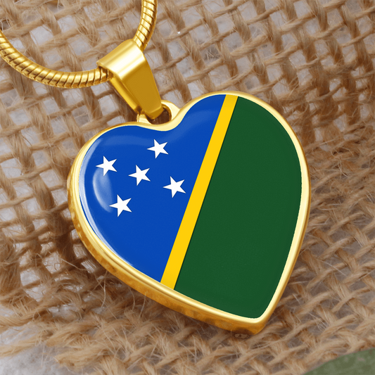 Heart-shaped Solomon Islands pendant