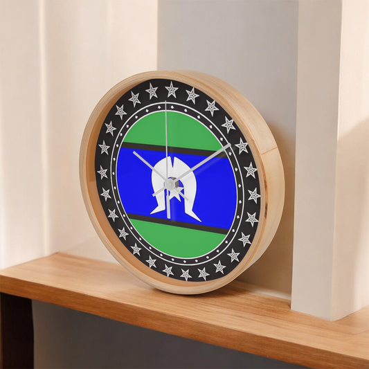 Silent Torres Strait wall clock