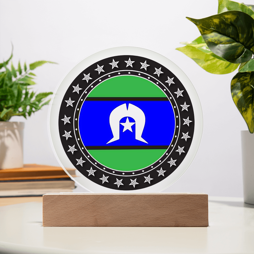 Cultural identity LED plaque