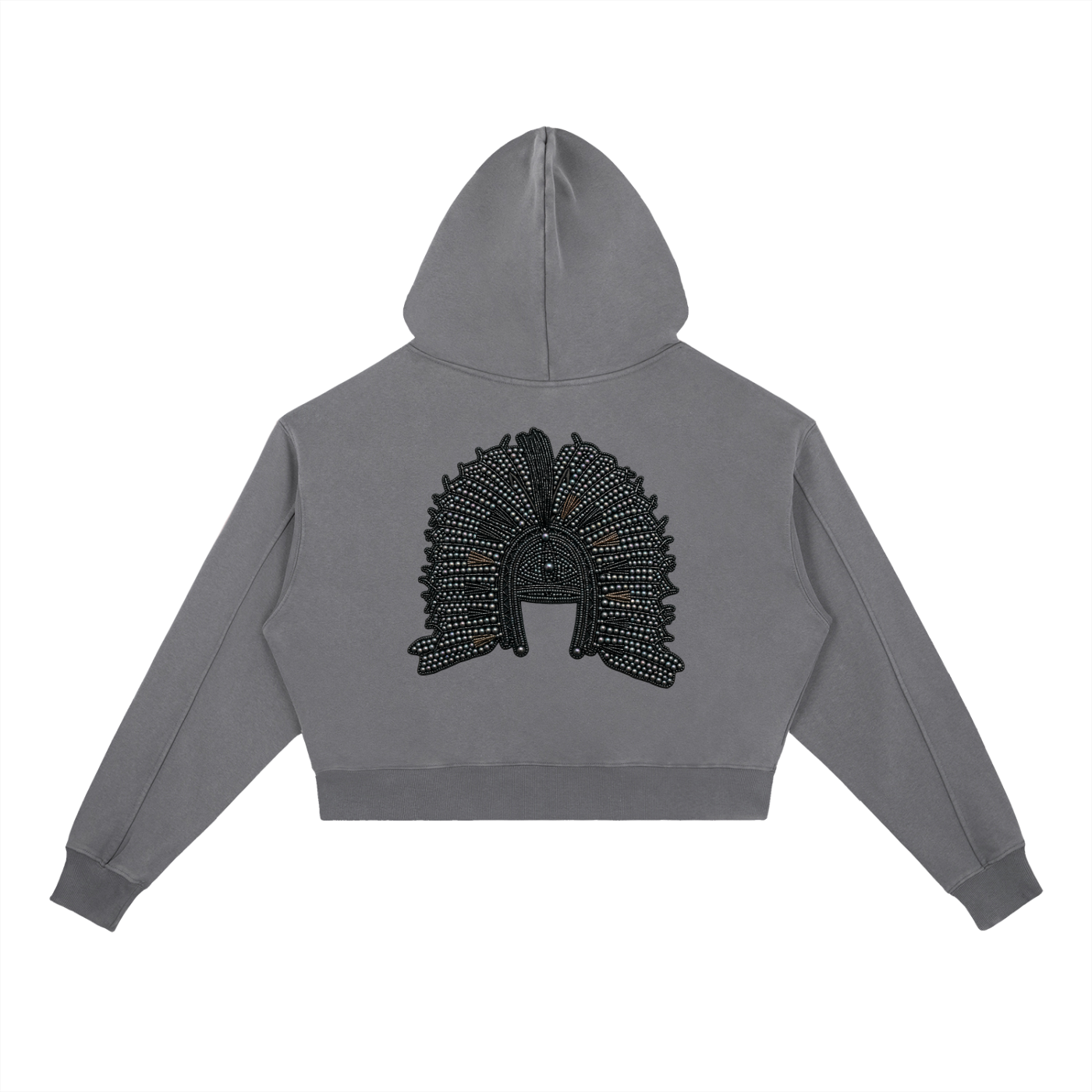 Women Blak Pearl Vintage Washed Heavyweight Hoodie
