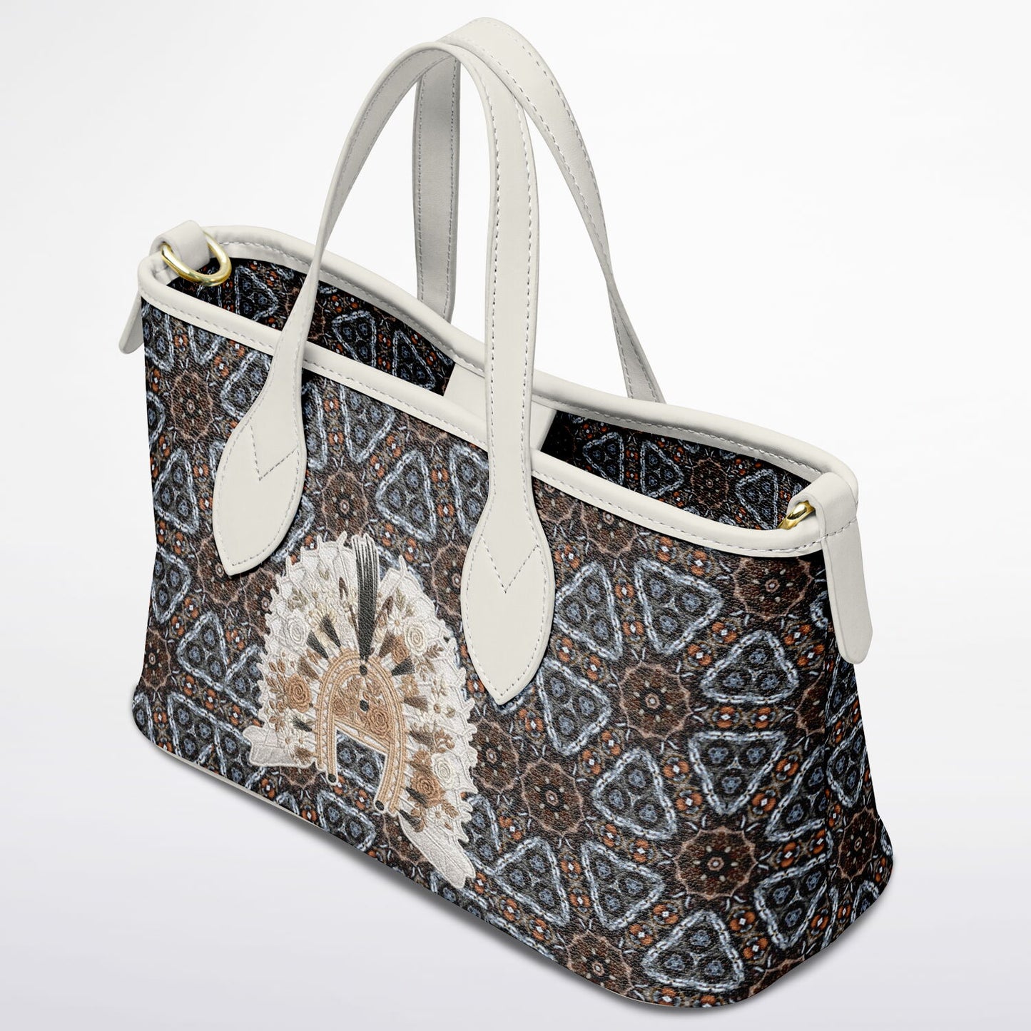 Leather Tote Bag - AOP