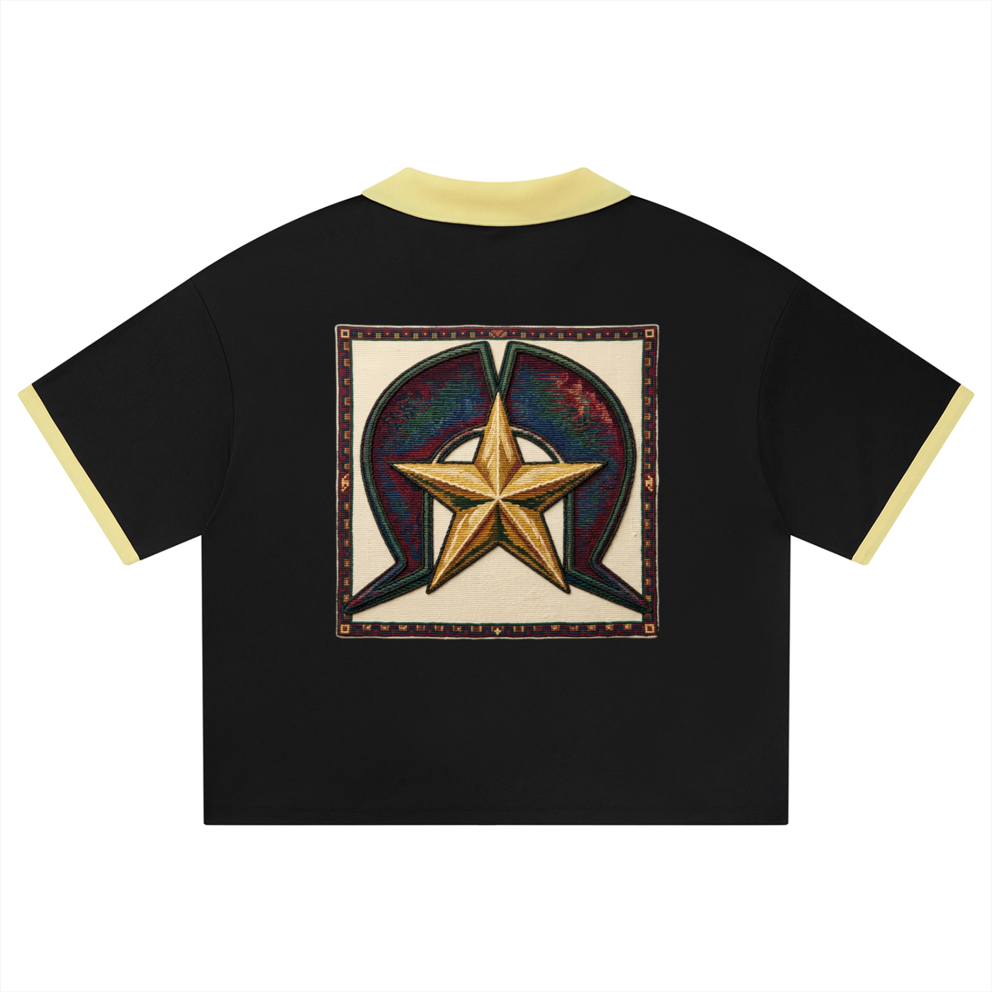 Unisex Collared Piping Boxy Soccer Jersey
