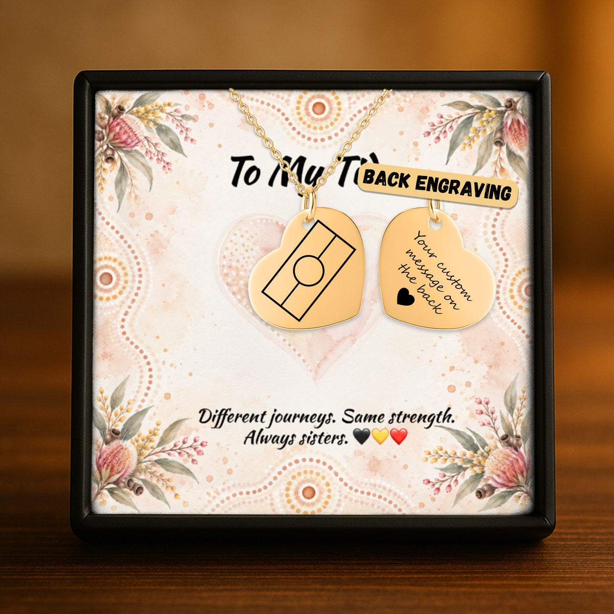 To My Tida Heart Necklace