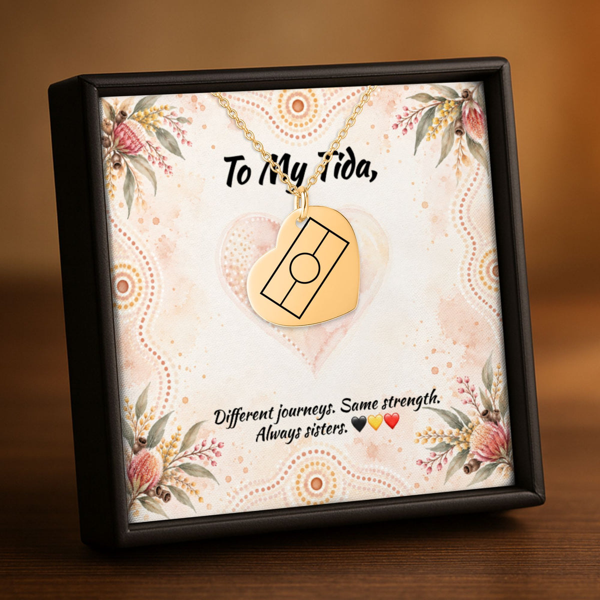 To My Tida Heart Necklace