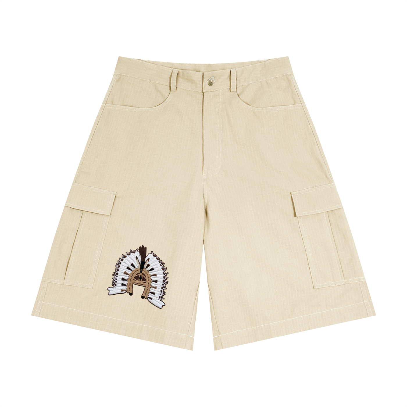 Unisex Woven Cargo Shorts