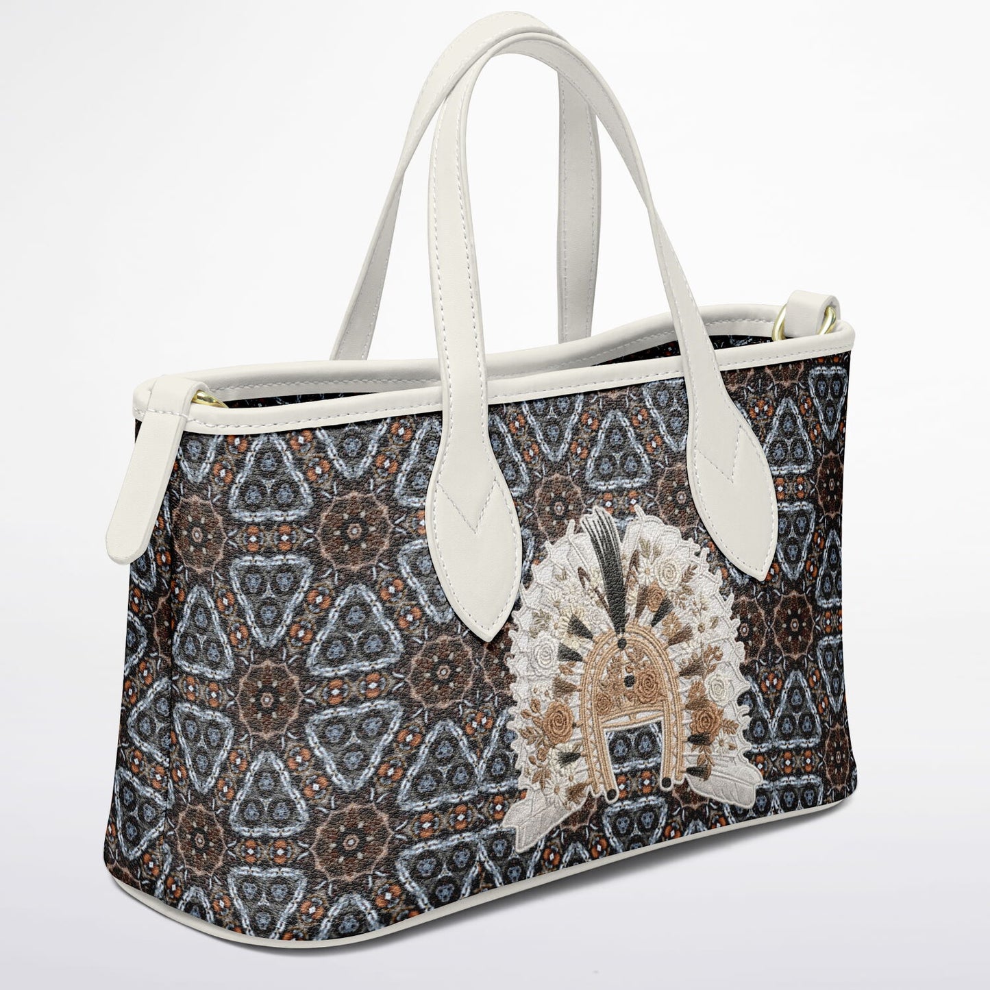 Leather Tote Bag - AOP