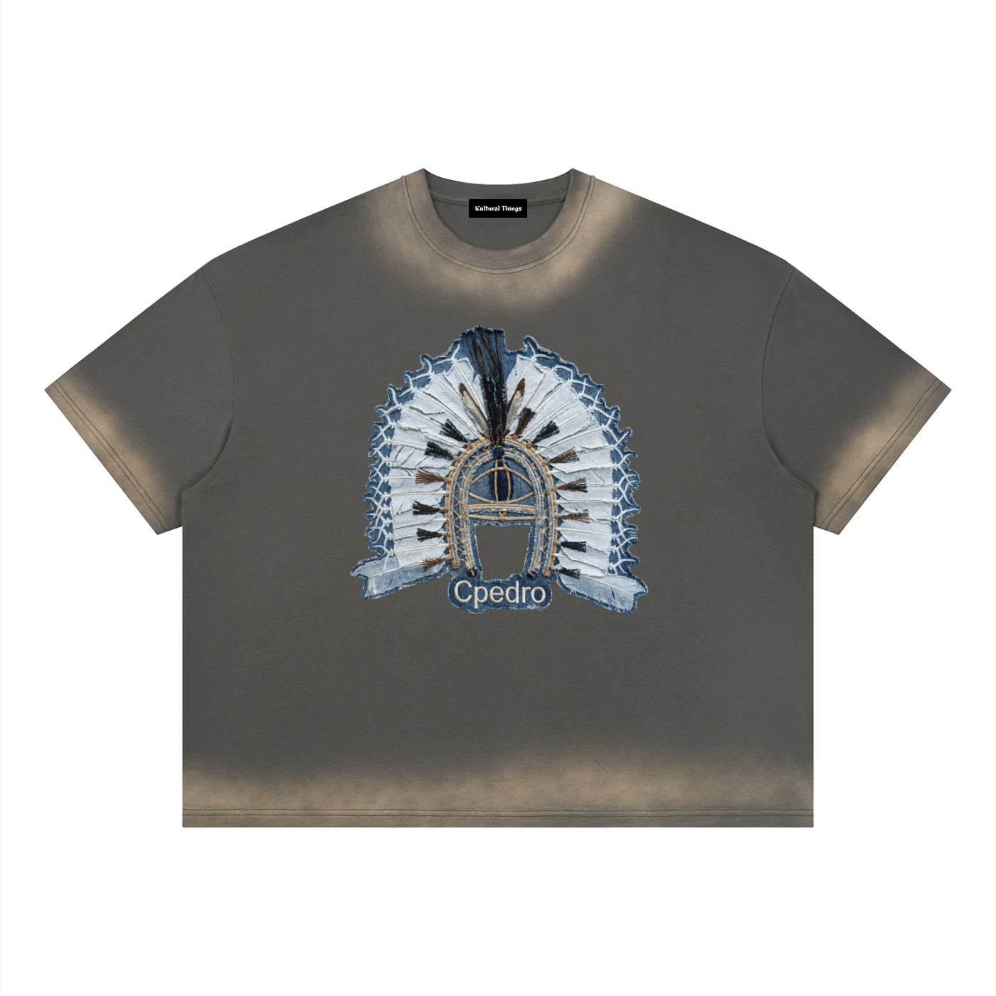 Unisex Boxy Sunfade Vintage Wash T-Shirt
