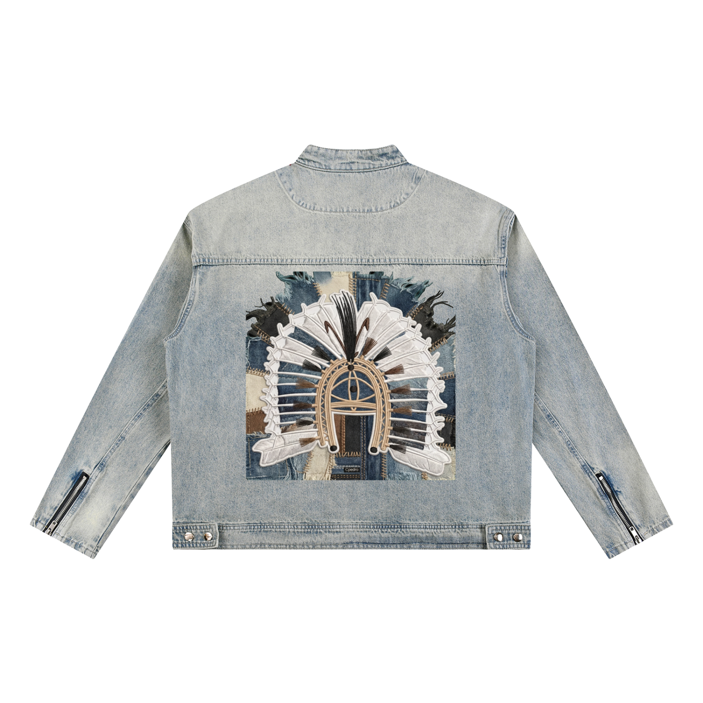 Torres Strait Vintage Wash Zip Denim Jacket