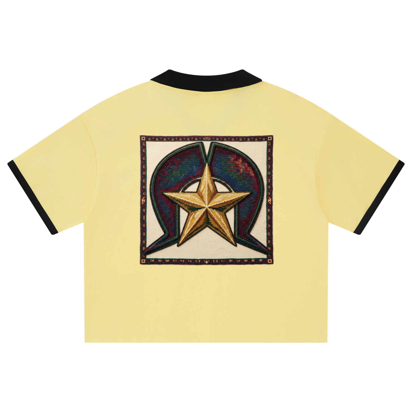 Unisex Collared Piping Boxy Soccer Jersey