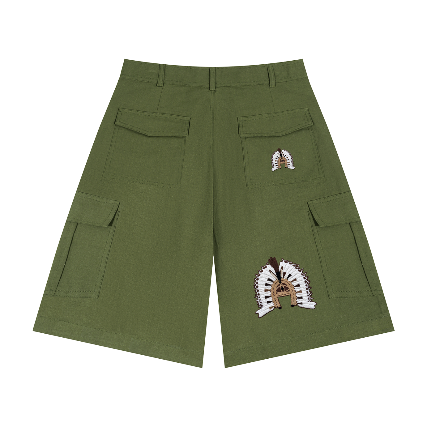 Unisex Woven Cargo Shorts