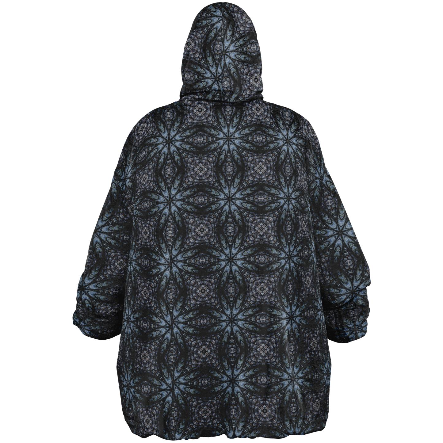 Crocodile skin pattern - Reversible Snug Hoodie - AOP